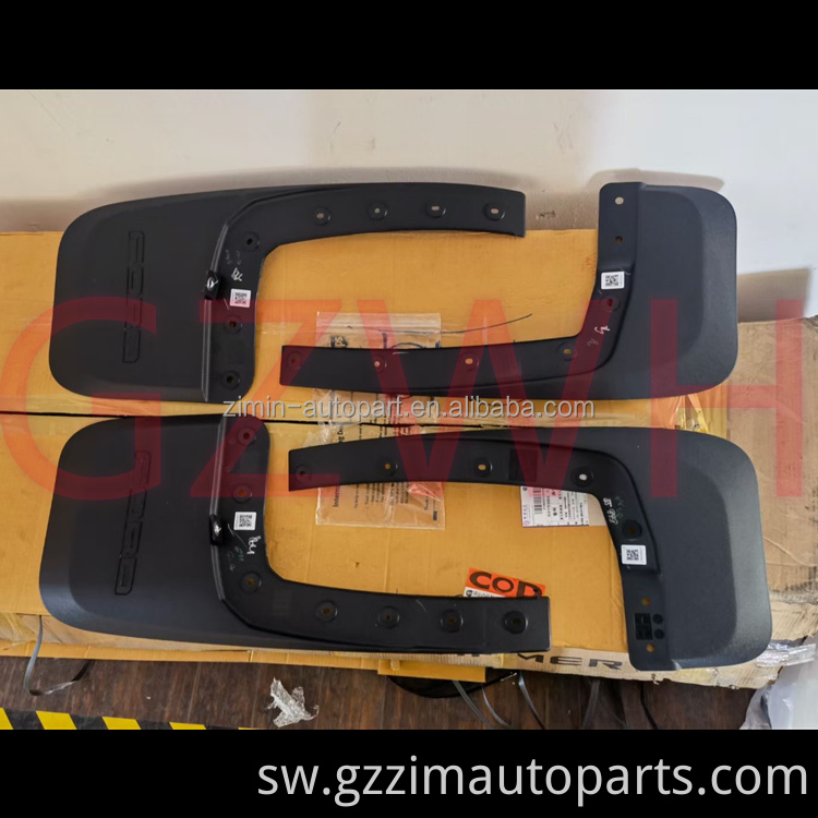 ABS Plastiki Mud Guard Mud Walinzi wa gari matope matope matope matope kwa mgambo 2022+